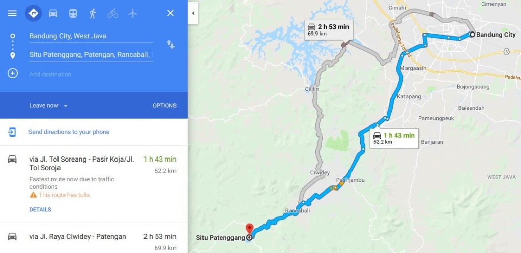Jalur Bandung - Ciwidey